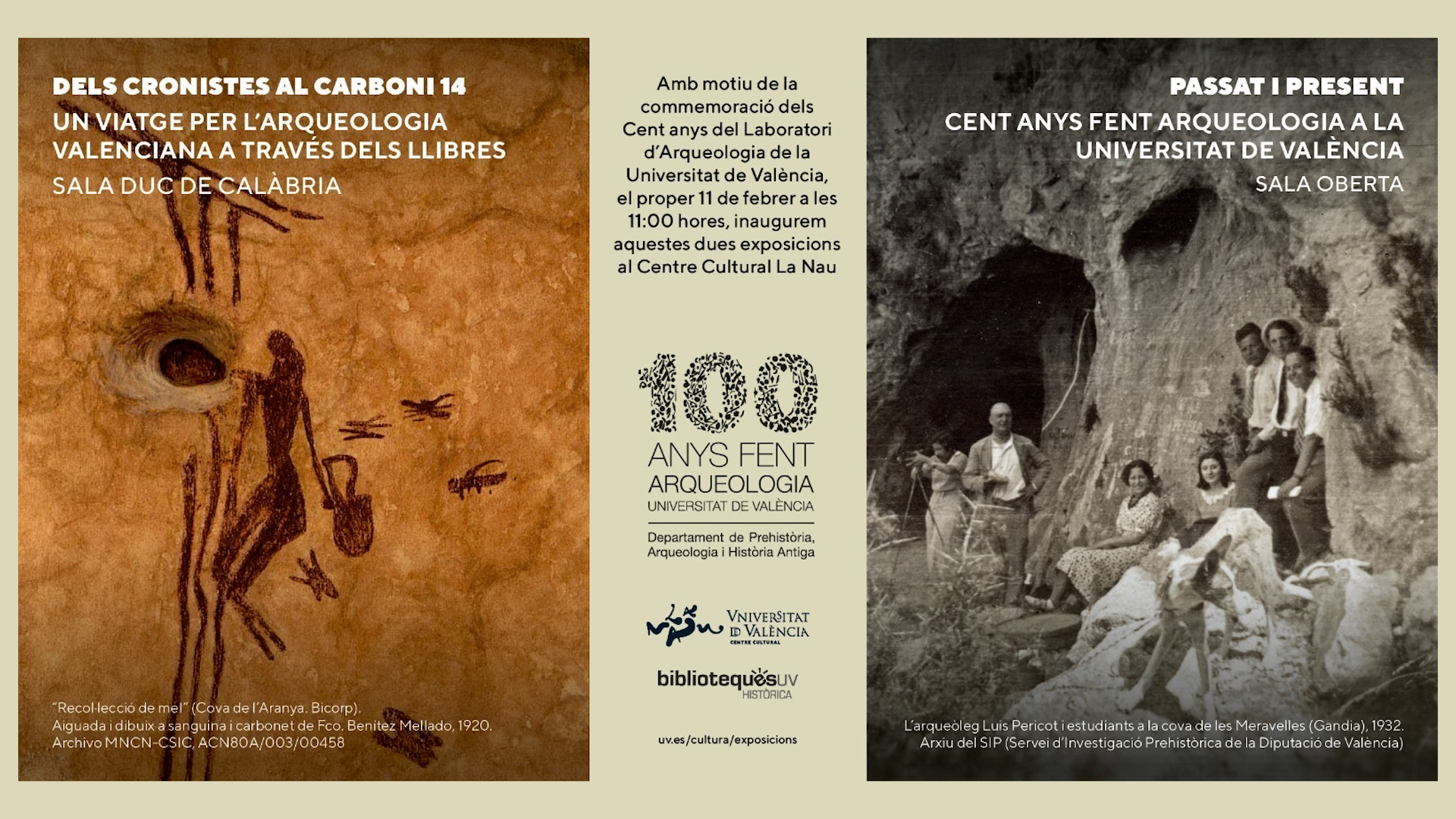 Image of the cover of the video;Dues exposicions commemoren el centenari del Departament d'Arqueologia
